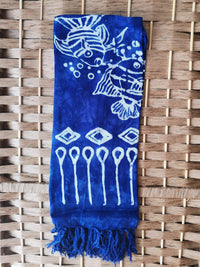 Royal Blue Tie Dye Mini Sarong - Hula - Sarong - Hula Beach